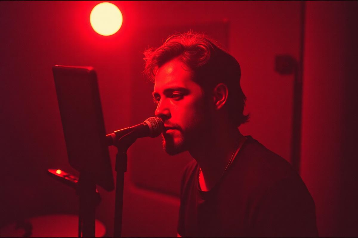 Don Eli en studio d'enregistrement